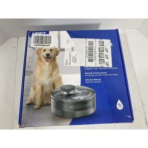 New Open Box NPET DF10 Dog Water Fountain, 170Oz/1.3Gallon/5L Large Automatic Pe